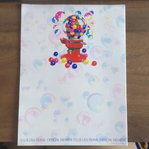 Vintage Lisa Frank stationary. Bubble gum machine